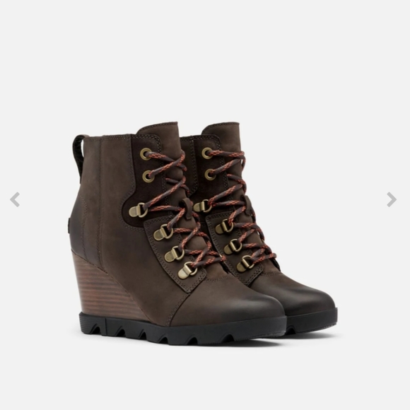 Sorel Shoes - Sorel Joan Uptown Suede & Leather Booties